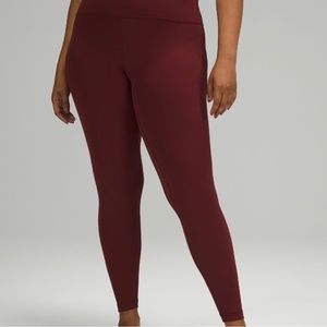 Lululemon align high rise 28” inch pant Red Merlot